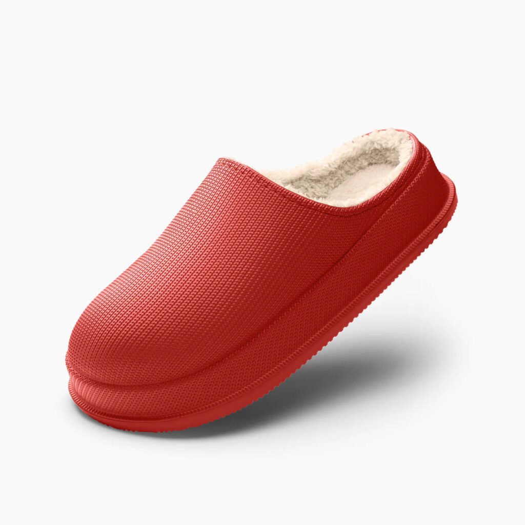 Cotton slippers with grip  