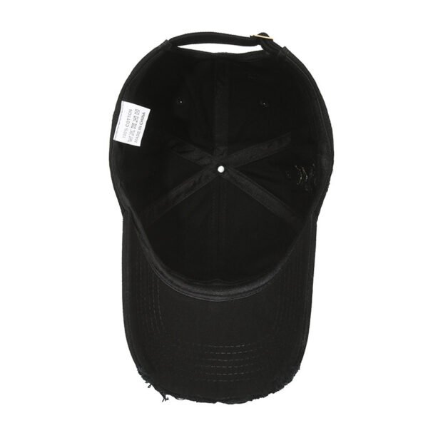 Street Hole Vintage Baseball Cap Men Do The Old Cowboy Washed: Rugged Western Style!