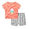 Adorable Cartoon Clothing for Baby Boy & Girl – Summer Casual T-Shirt Sets!