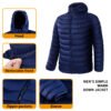 3f3284ee-d464-494a-ac7f-d16a60b7ecb0.jpg Men Heated Puffer Jacket Electric Heating Coat Insulated Hood Windbreaker 9Heat Zones
