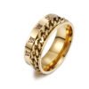 494057500114.jpg Roman Letter Rotatable Chain Rings – Customizable & Hypoallergenic!