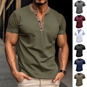 Stay Cool & Stylish This Summer – Fashion Short-sleeved Polo Shirt for Men