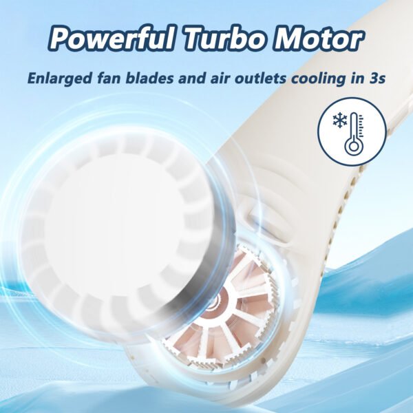 a072183b-8bd0-4144-8bf6-3867938b6a5a.jpg A Convenient Portable Fan: Hands-Free Halterneck Cooling Anywhere!